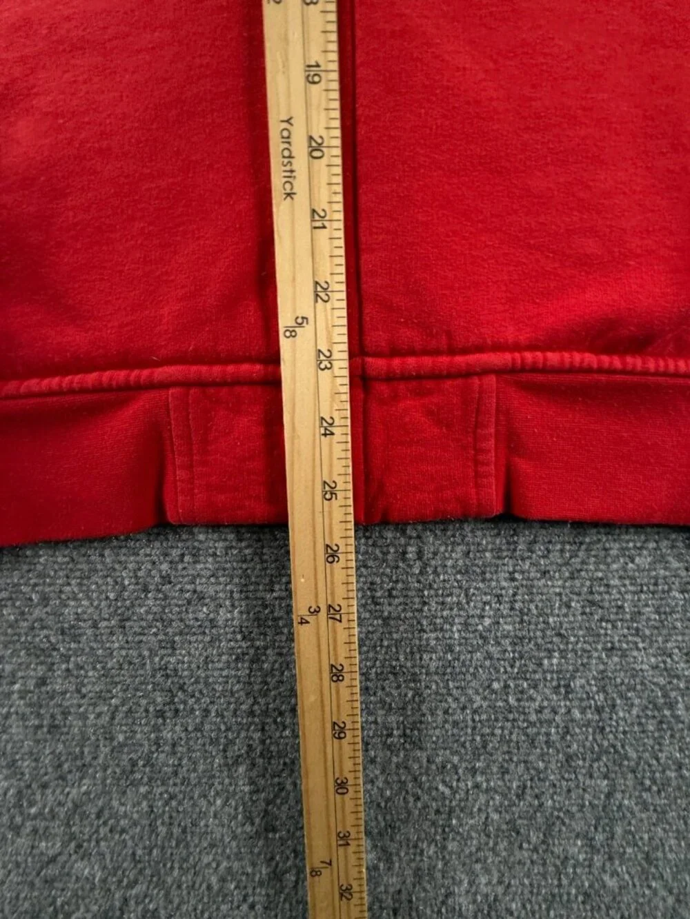Polo Ralph Lauren Red Track Jacket Fleece Full Zip Medium Cotton Blend Pony